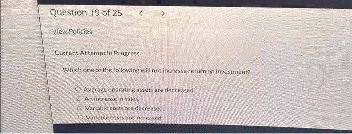 prepared at the highest ievel of managerial responsibility. Current Attempt in Progress
