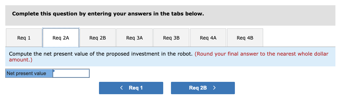 the robot are provided below: Cost of the robot Installation and software
