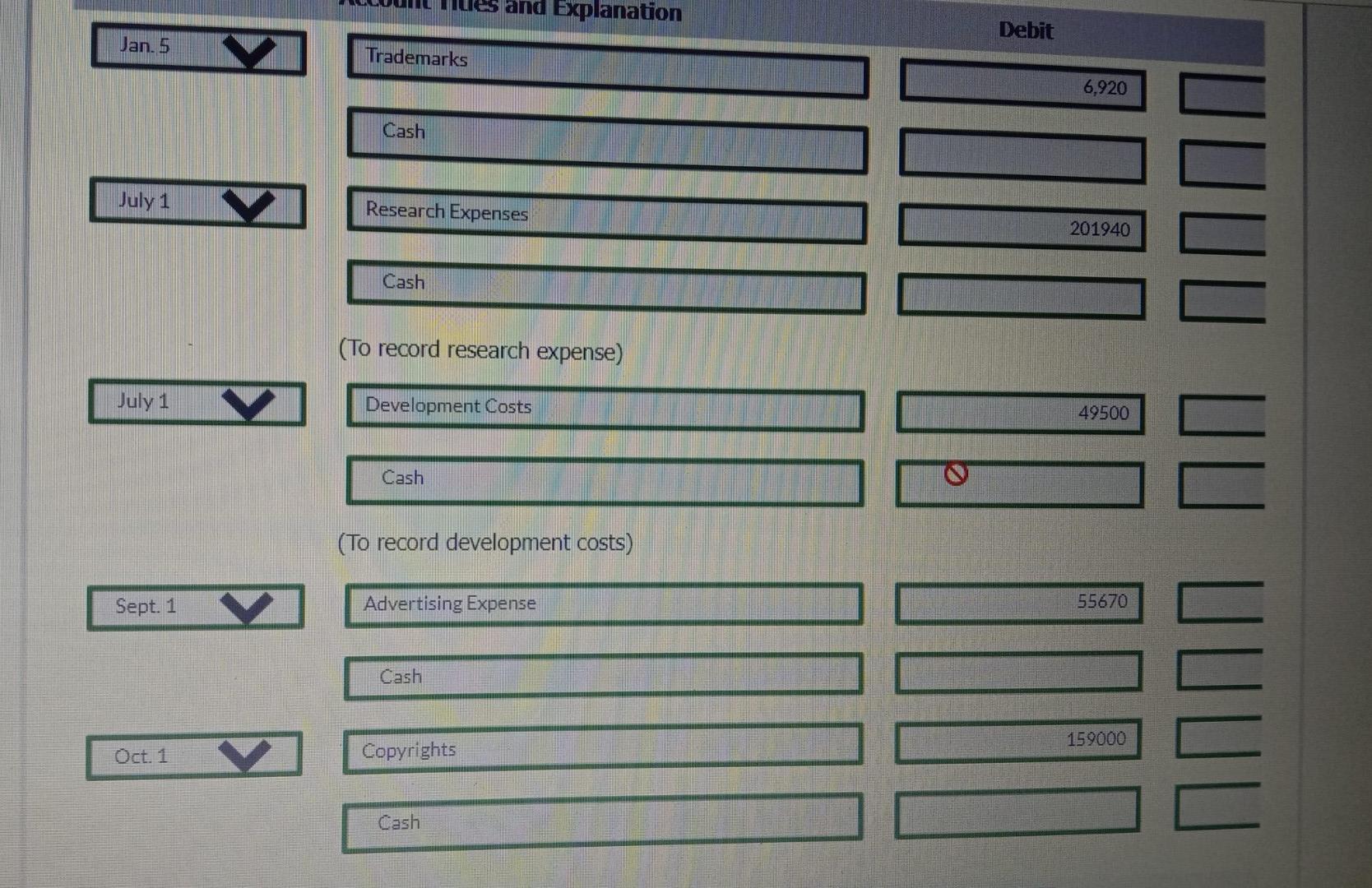 December 31, 2020, follow: Copyrights (#1) $ 35,740 Less: Accumulated amortization 17,870