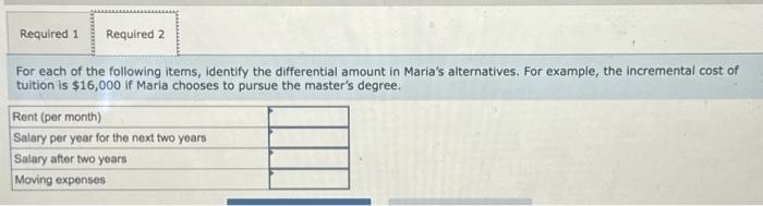 decision. A single factor may have multiple columns checked. Note: Leave the
