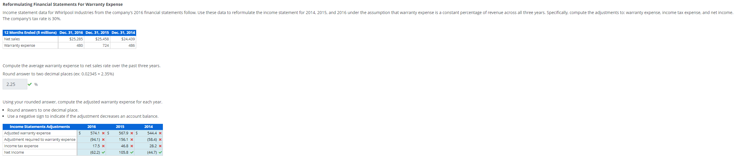 Please show a complete step-by-step solution thank you! Compute the average warranty