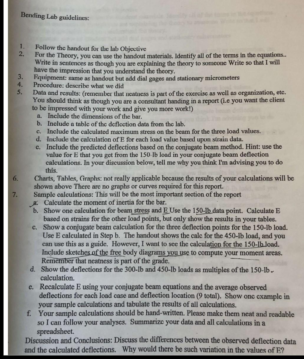 can someone help me with this sample lab report? I didn't do