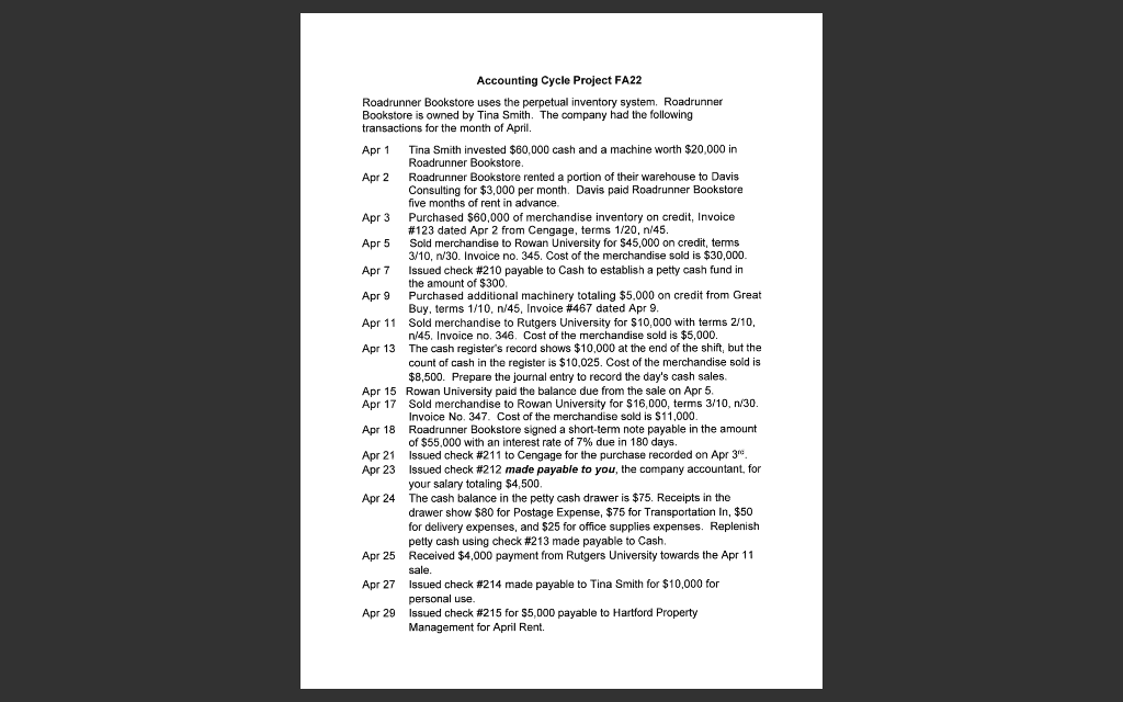 DO NOT RESPOND TO THIS QUESTION WITH A GENERAL JOURNAL OF THE