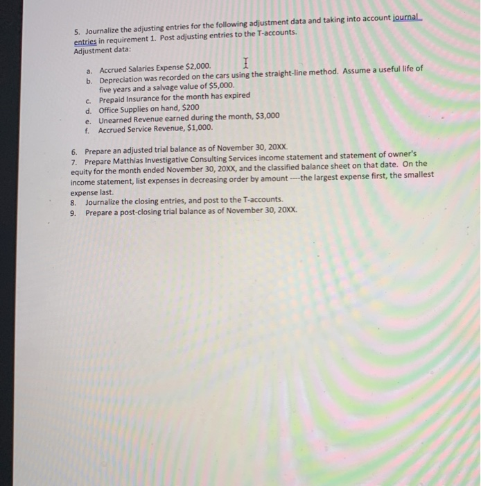 will fail. please help Matthias Investigative Consulting Services completed the following transactions