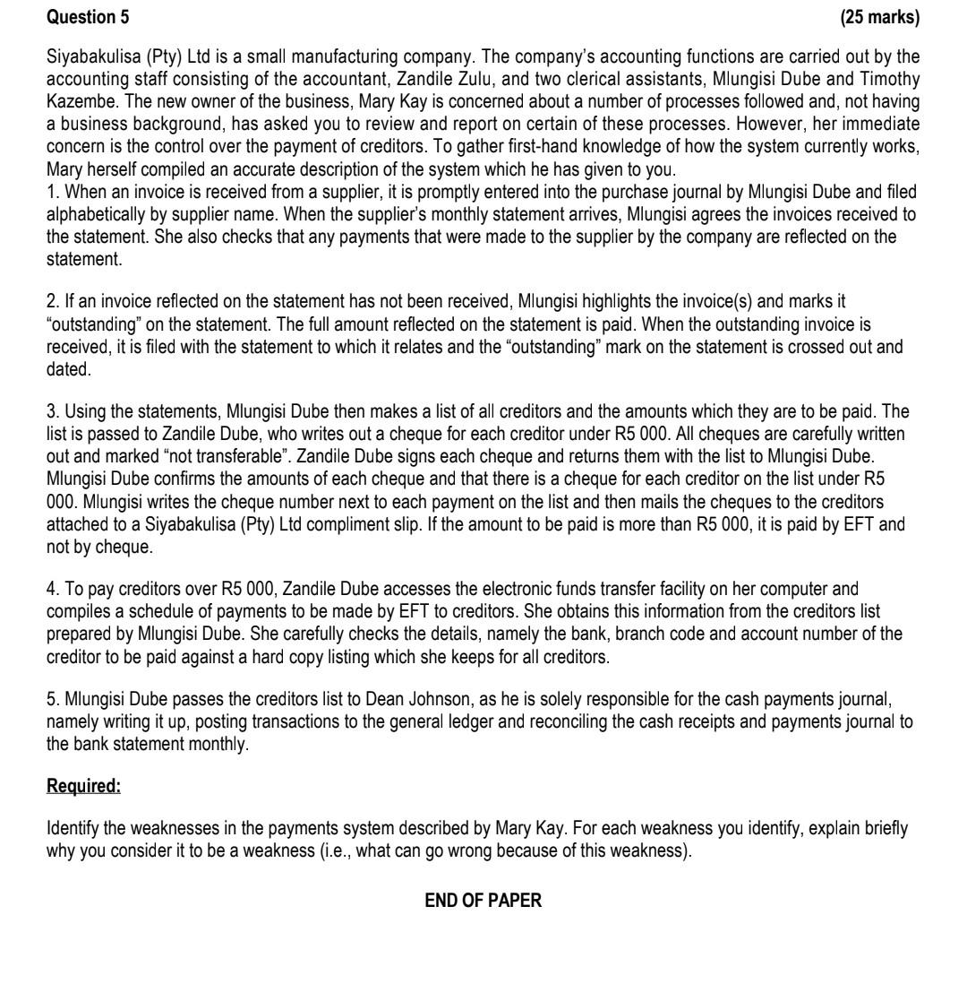 Wolf (Pty) Ltd, a large pig farming operation in Limpopo. The financial