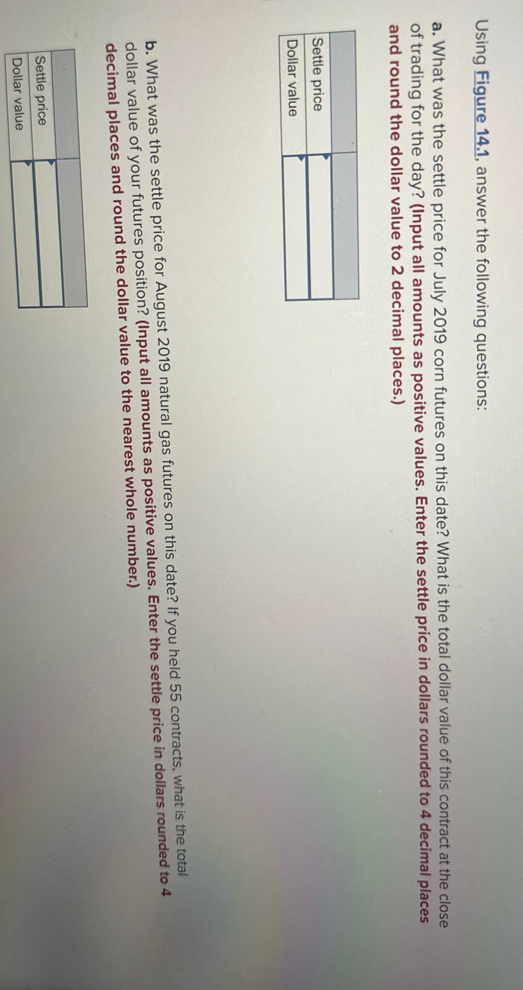  Using Figure 14.1, answer the following questions: a. What was the