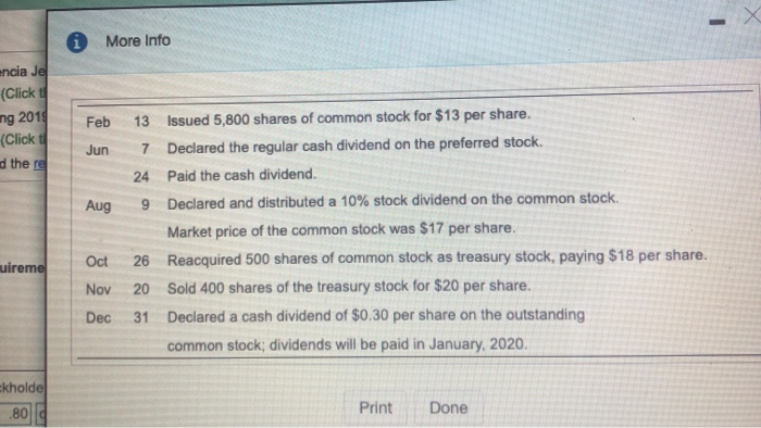 then credits. Exclude explanations from any journal entries.) Feb 13: Issued 5,800