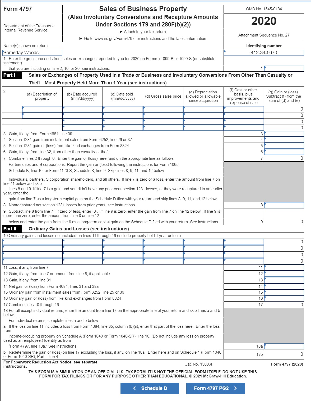 LO 11-4, LO 11-5, LO 11-6) (Algo) [The following information applies to