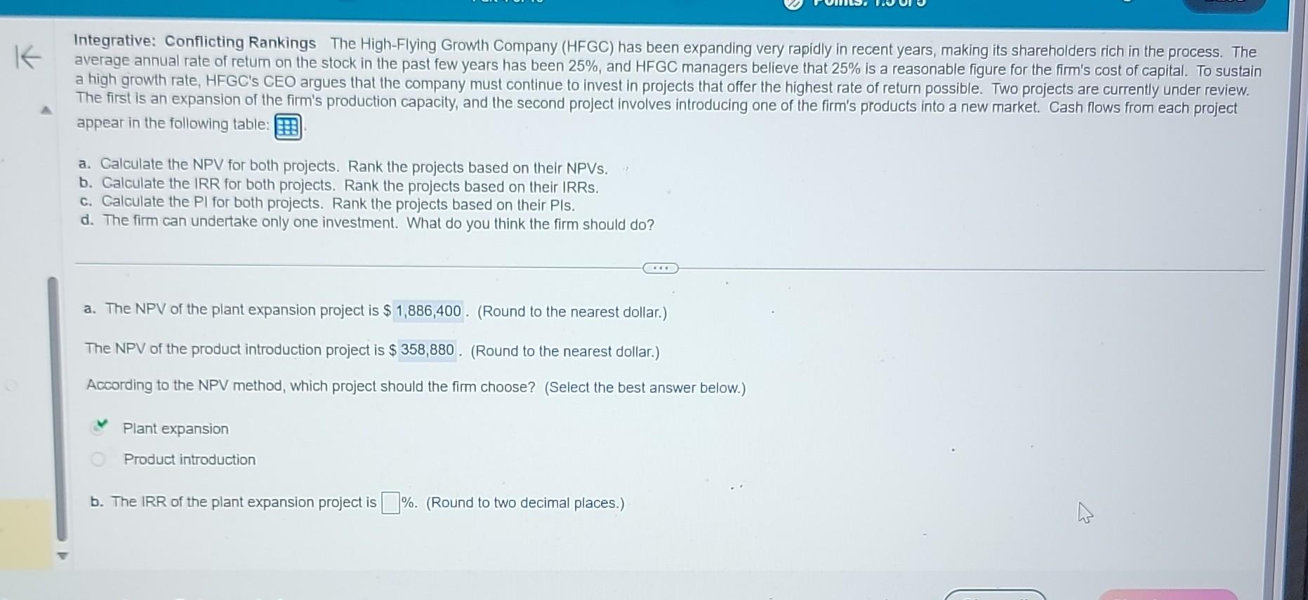 Please answer B, C, and D. Please see the Data table below.