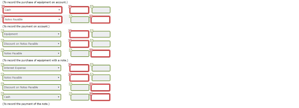 Corporation purchased conveyor equipment with a list price of $10,800. Presented below