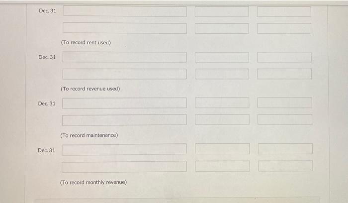 31, 2020, 1. 2. 3 Purchased a 1-year Insurance policy on June