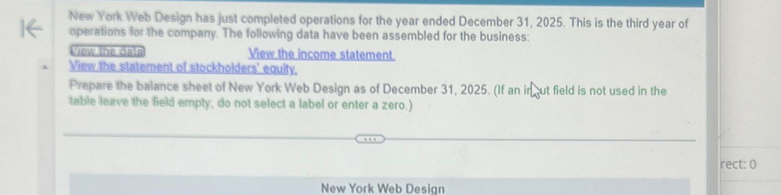  New York Web Design has just completed operations for the year