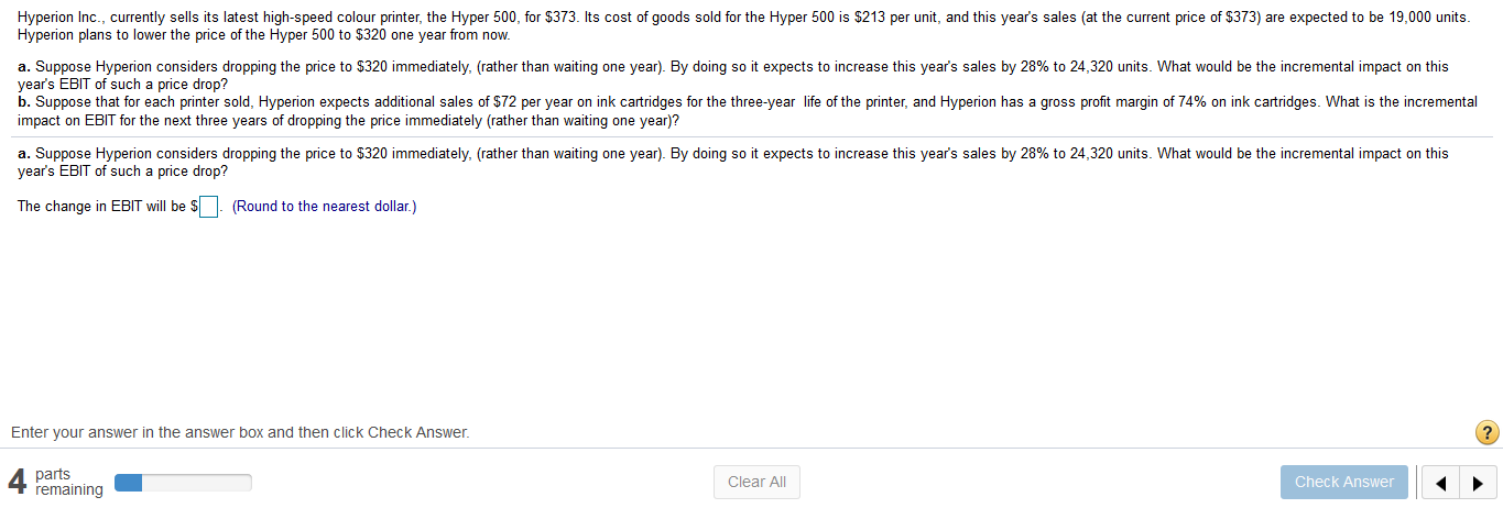 Hyperion Inc., currently sells its latest high-speed colour printer, the Hyper