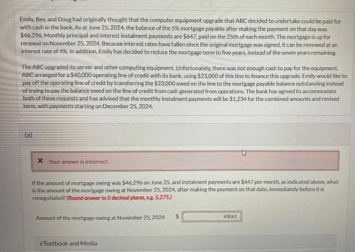 i dont know why i did wrong, need help. 43061 is not