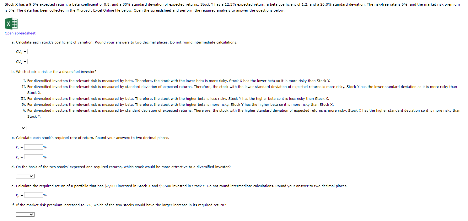 is 5%. The data has been collected in the Microsoft Excel