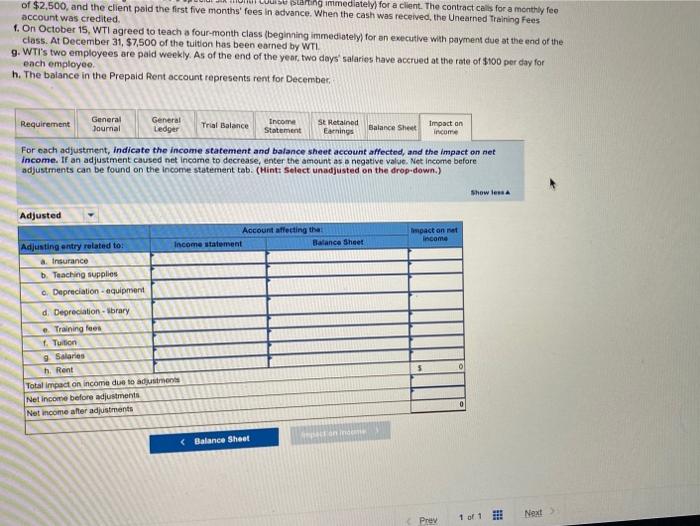 to individuals who pay tuition directly to the school WTI also offers