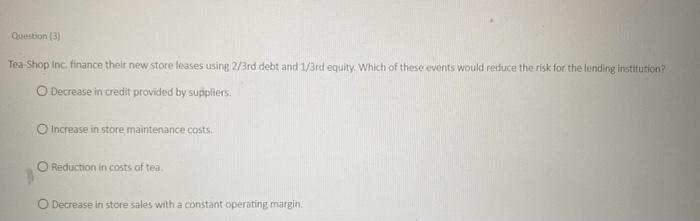 of the loan and below 1 at the end of the loan.