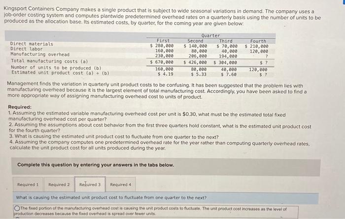 I can take notes, thank you! Management finds the variation in quarterly