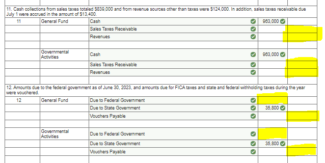 with all of part A & B just certain ones in those