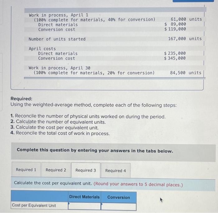 1.40132 is not the answer for direct materials. please help!! Required: Using