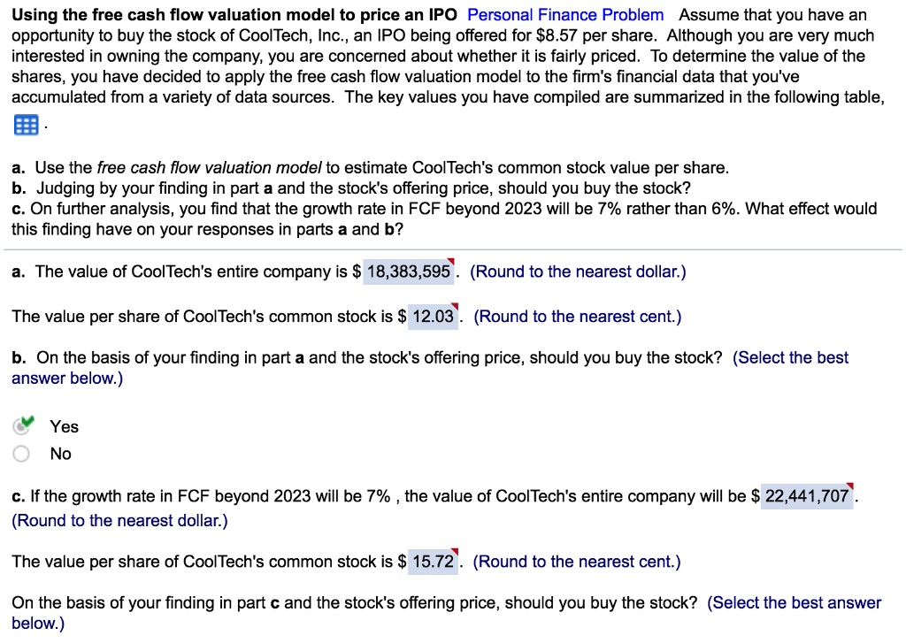 to buy the stock of CoolTech, Inc., an IPO being offered for$1.29