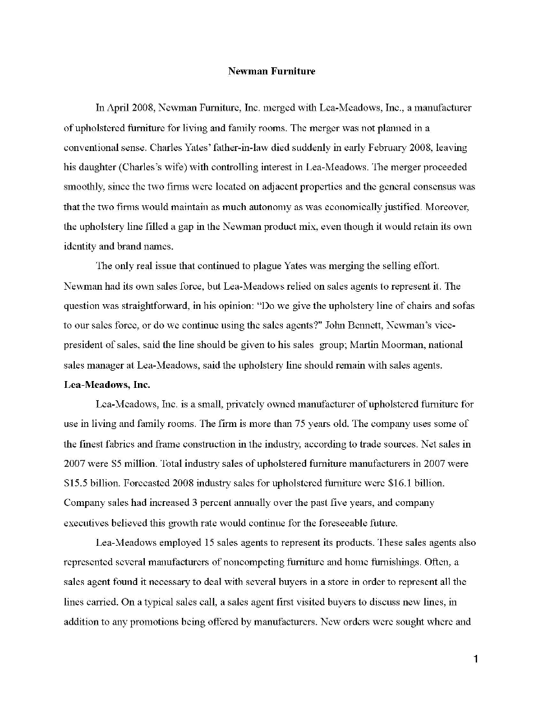  Read the article, do (i.e., description of the problem, alternatives, key