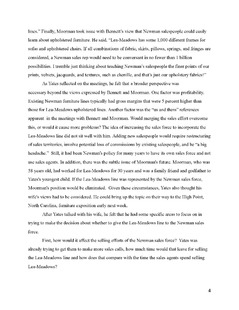 options are for the firm. 3. Then you should list all the