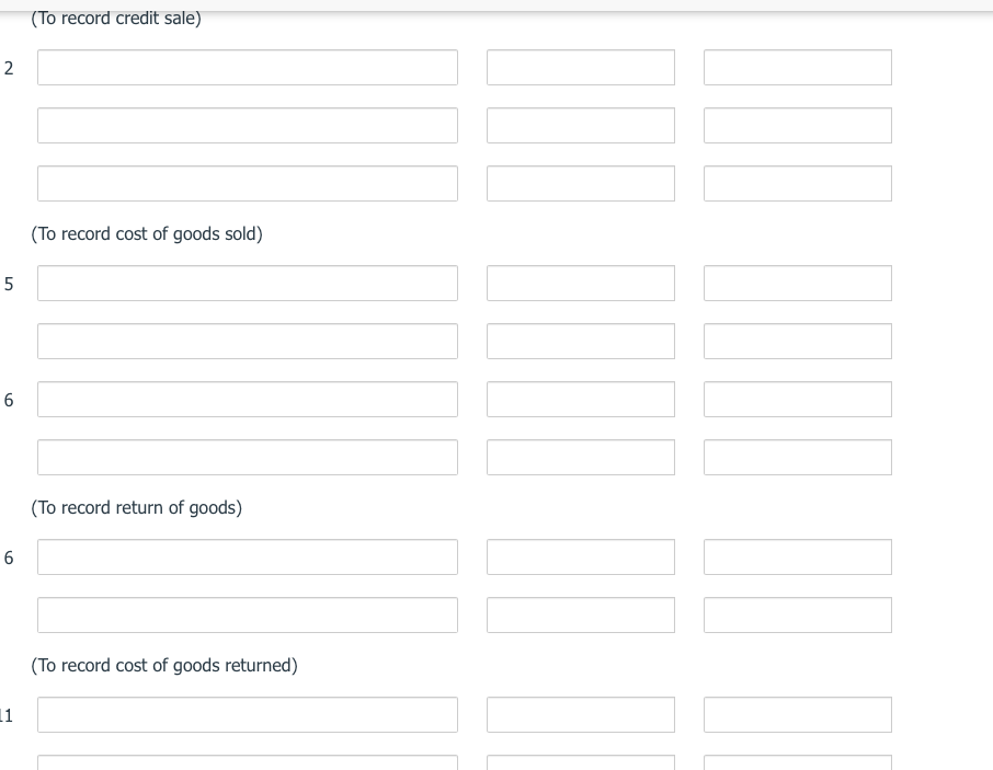 following sales transactions in Grouper Corp.'s books. Grouper uses a perpetual inventory