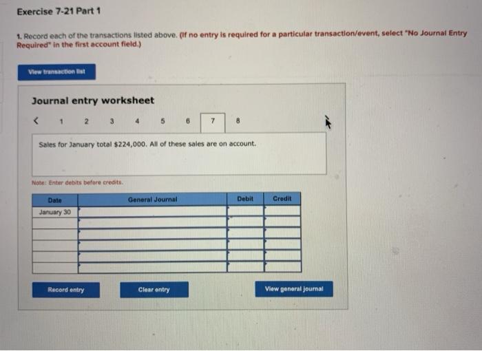 transactions occur January 1 Purchase equipment for $19,900. The company entimates a