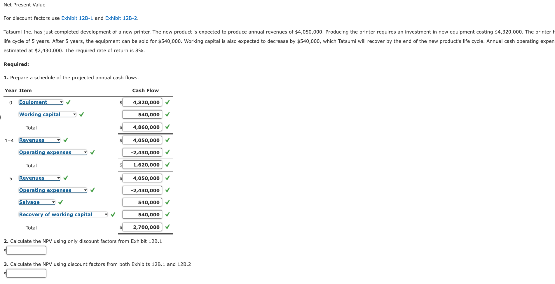 Please help. I mainly need help with 2 & 3. Thank you.