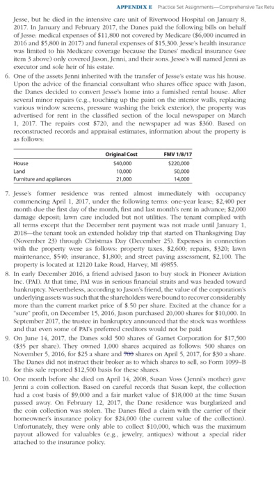 and Jenni L. Dane are married and live at 13071 Sterling Drive,