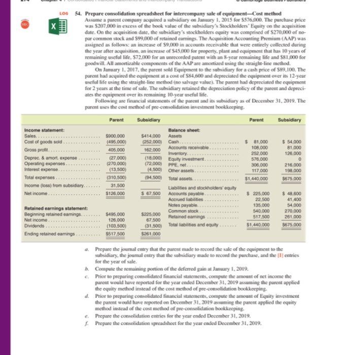  I have the journal entries for e and the worksheet for