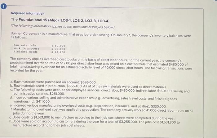  Help with these two please! O Required information The Foundational 15
