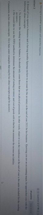  Moving to another question will save this response Question 2018 estion