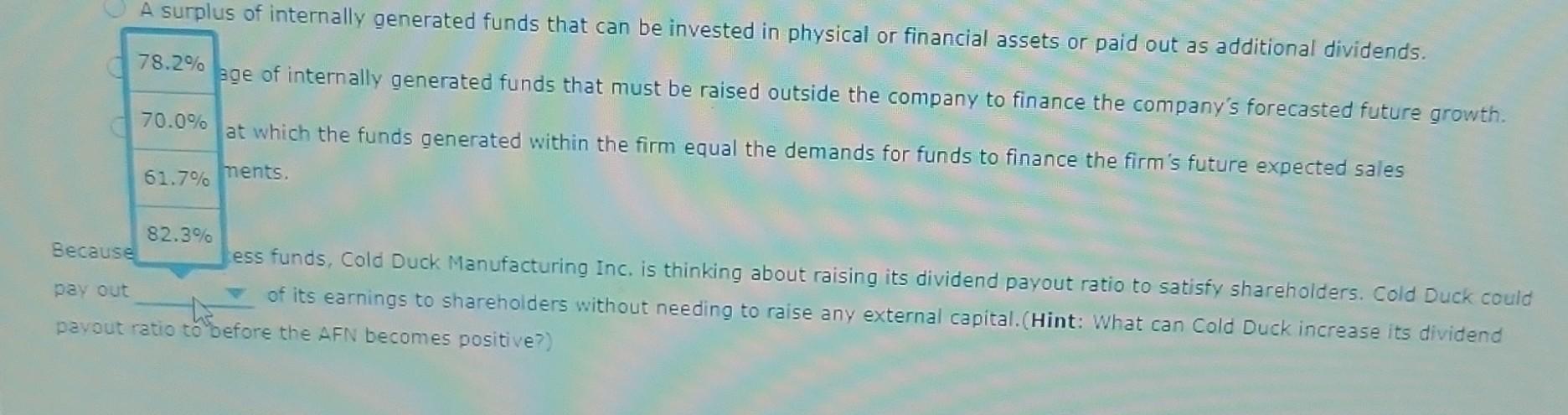 but this year, sales are expected to grow by 10%. Cold Duck