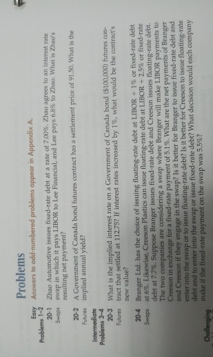 please solve all Problems Easy Answers to odd-numbered problems appear in