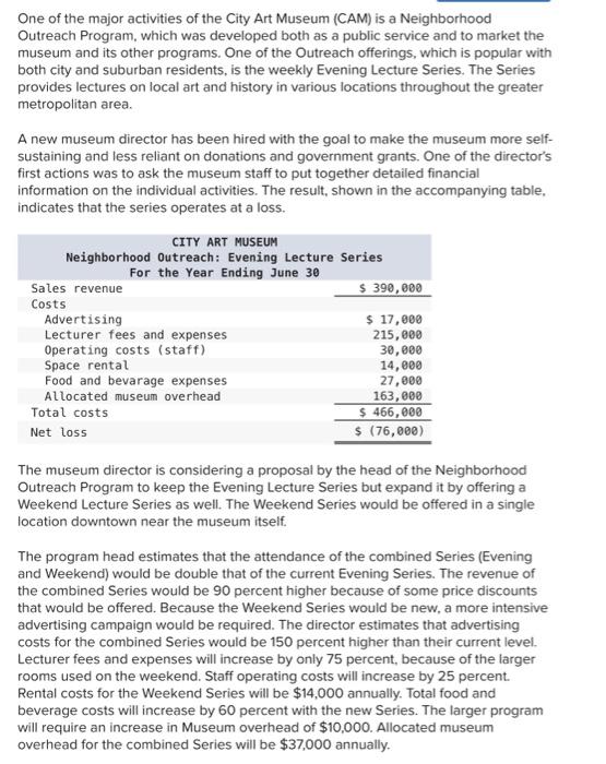  Required: a. Using the worksheet below, determine what will be the