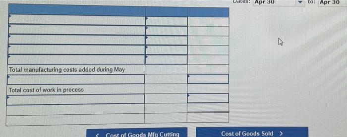 1145,000 27.750 Direct material Raw materials purchased on credit Direct materials used-cutting