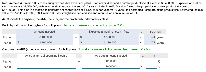 a cost of $8,400,000. Expected annual net cash inflows are $1,550,000, with