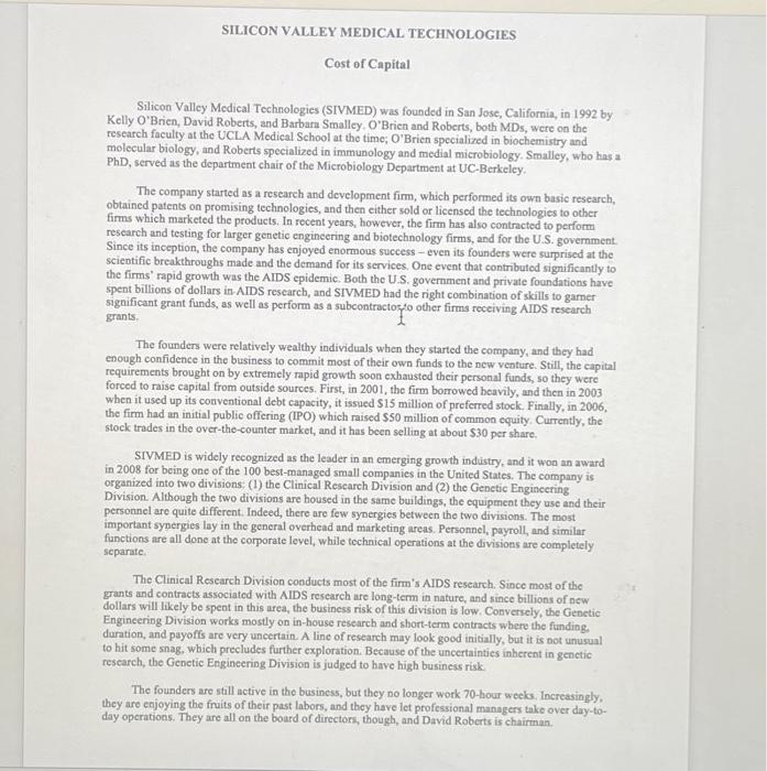  based on the information, please answer the following questions Cost of