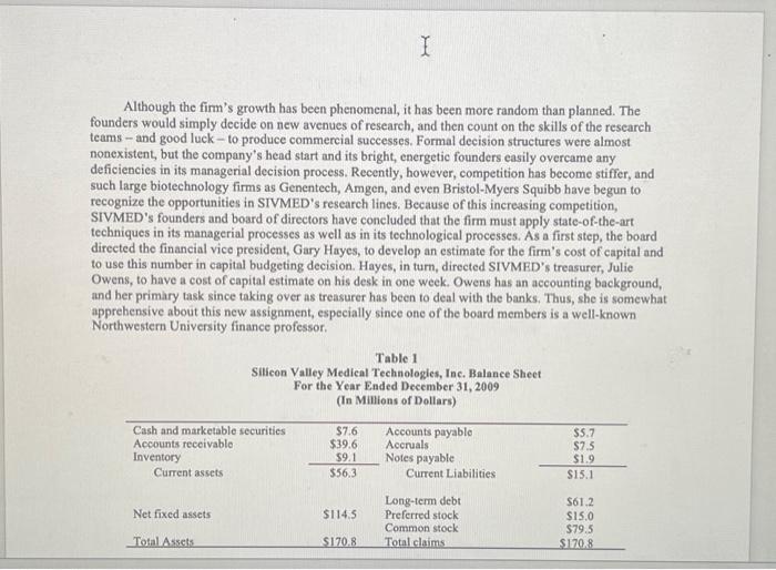 Capital Silicon Valley Medical Technologies (SIVMED) was founded in San Jose, California,