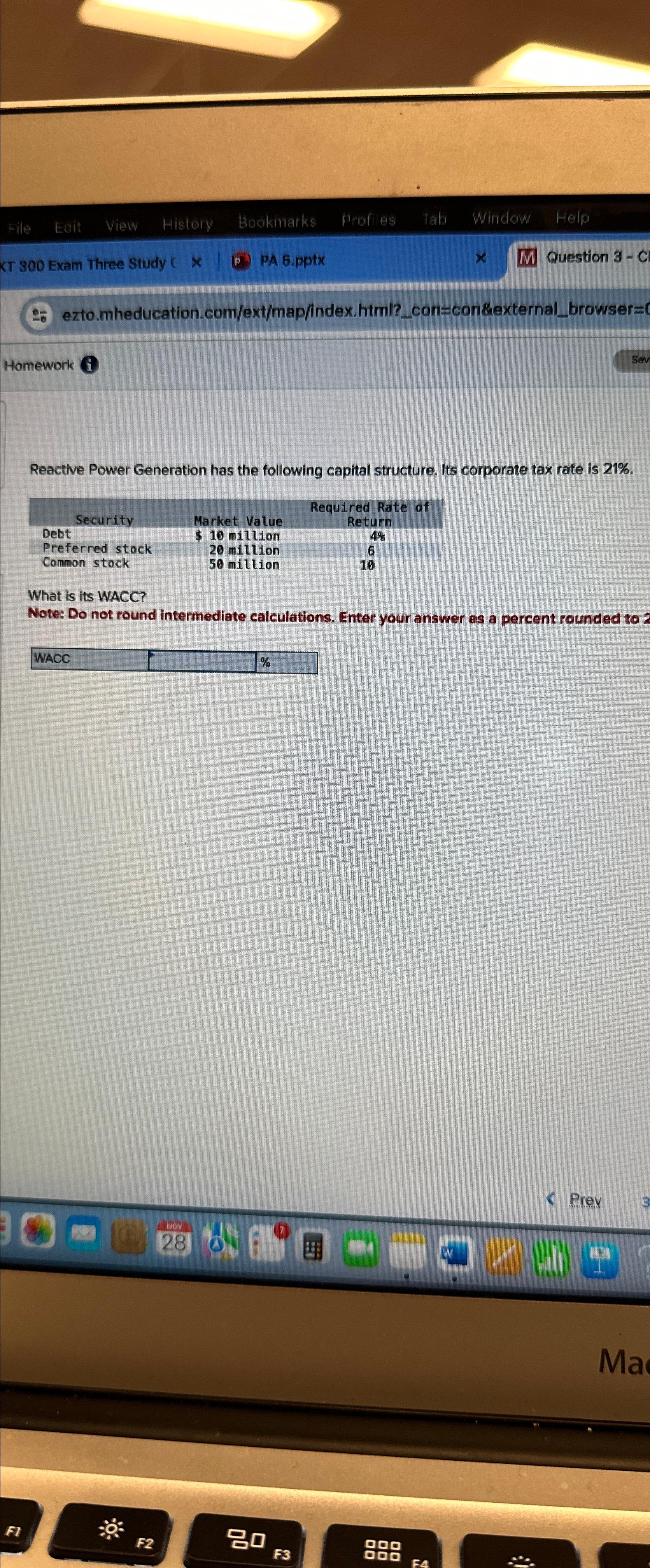 300 Exam three Study C * PA Homewori O Reactive Power Generatbon
