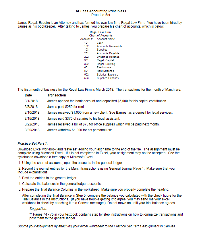 Practice Set Part 3: 9. Prepare the Income Statement and Balance Sheet