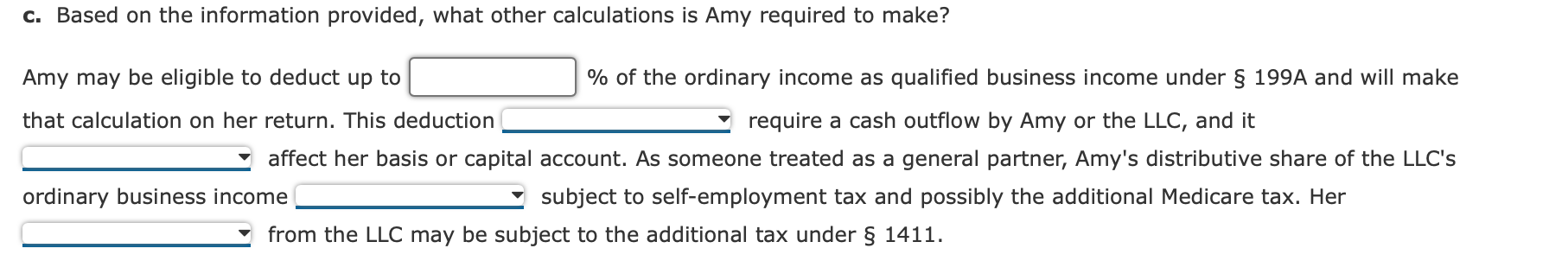 report financial information to any third parties, so capital accounts are determined