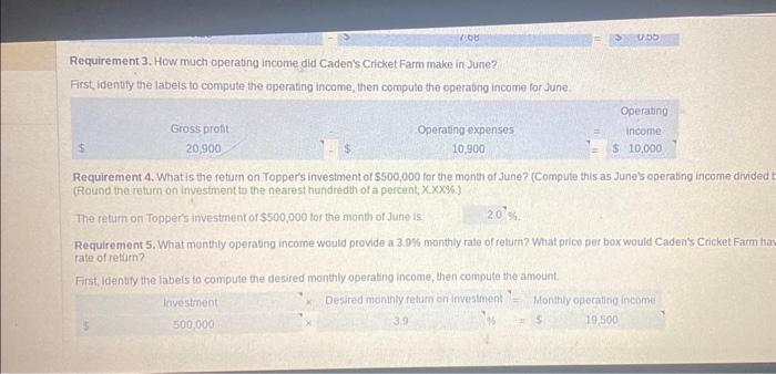 hello, I need help finding 20,900 in requirement 3. And I also