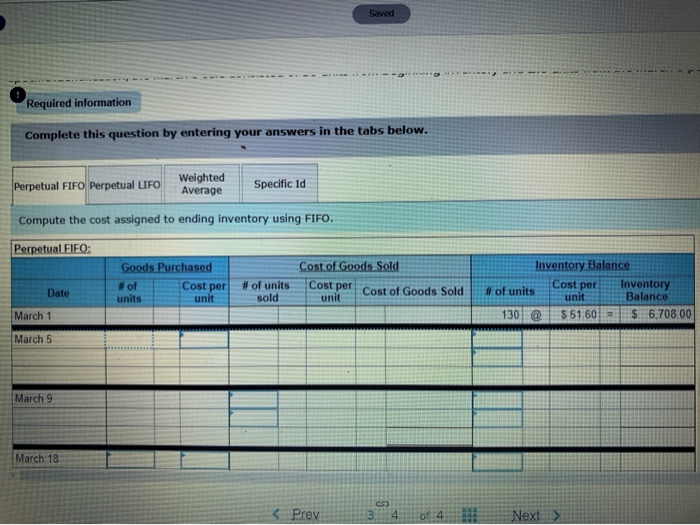 the questions displayed below.) Warnerwoods Company uses a perpetual inventory system. It