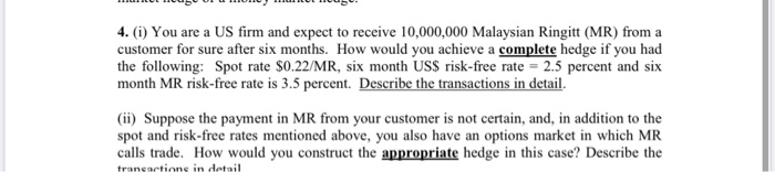 rate 90-day forward exchange rate 2.00 percent 2.50 percent US$ 0.6333/S$ US$