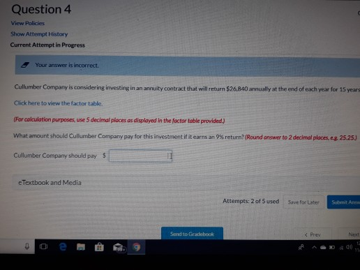  it doesn't solve like PV. How is it done? Question 4