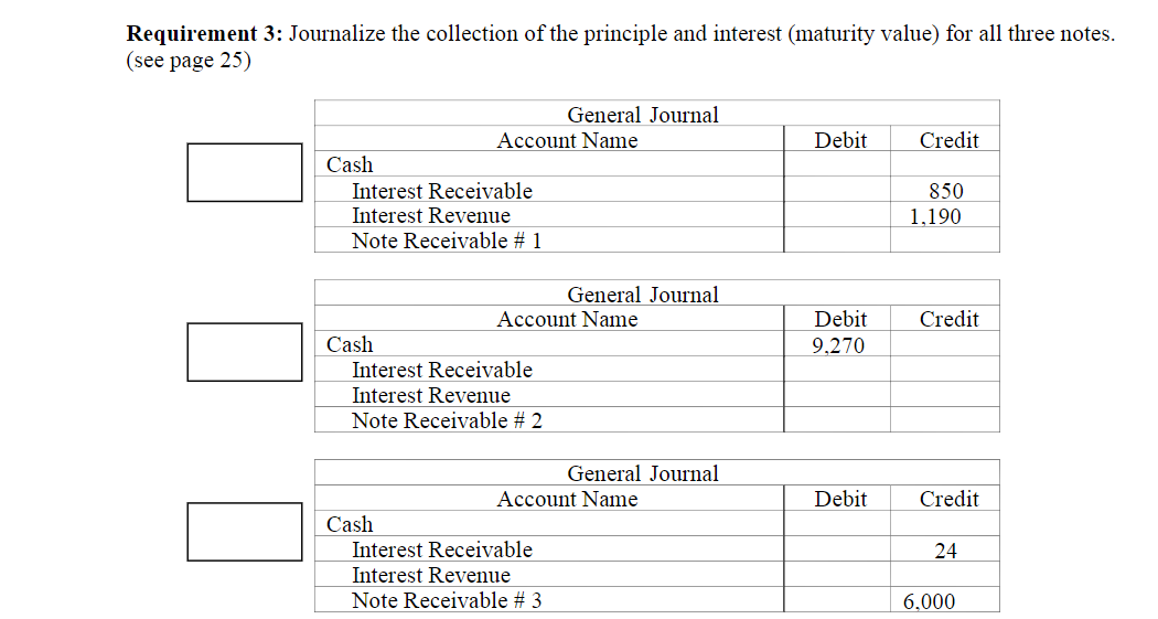 Note Receivable #3 would credit Interest Revenue for $_______ HW 1: Texas
