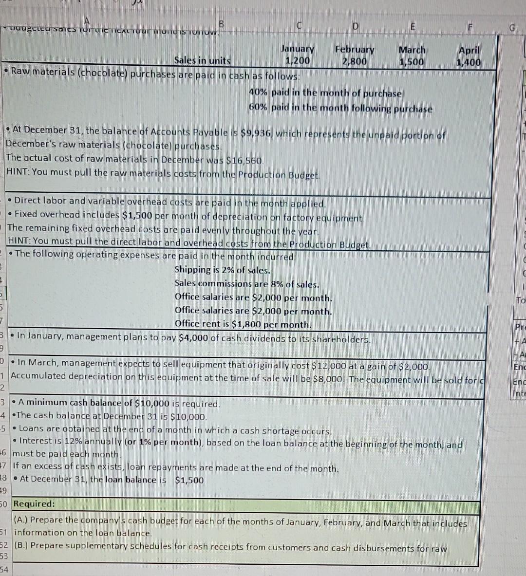 ahead with the expansion and using the sales budget based on 25,000